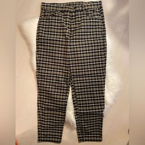 American Eagle Plaid Ankle Pant